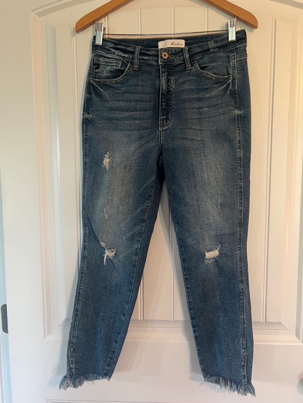 KanCan Emmett High Rise Skinny Straight Jeans